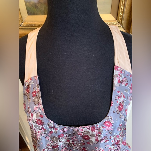 Silk Tiered Floral Summer Dress - Picture 3 of 11